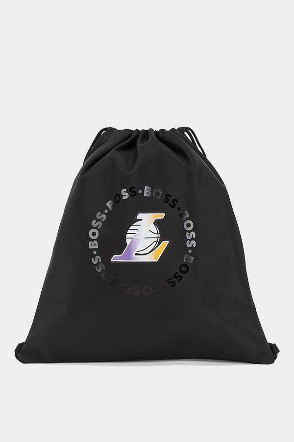 ΣΑΚΙΔΙΟ ΜΙΚΡΟ ΠΛΑΤΗΣ BOSS X NBA (LAKERS) - 001 ΜΑΥΡΟ